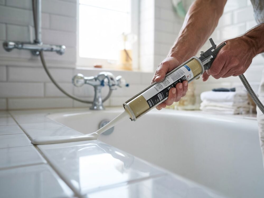 uszczelnianie brzegu wanny