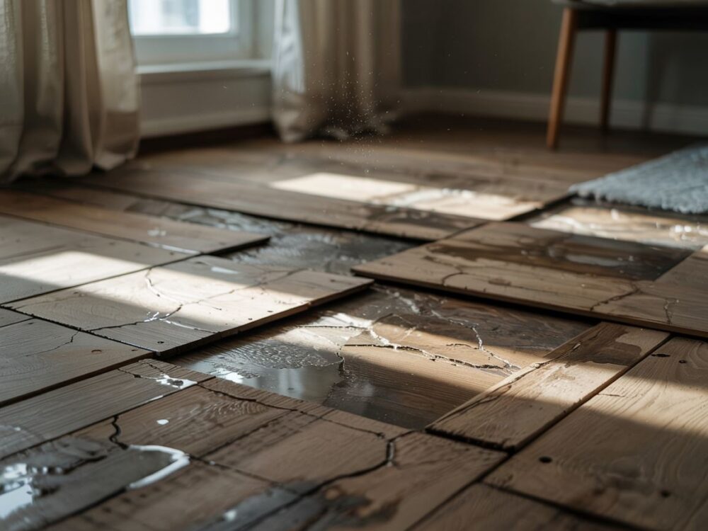 wilgoć pod panelami