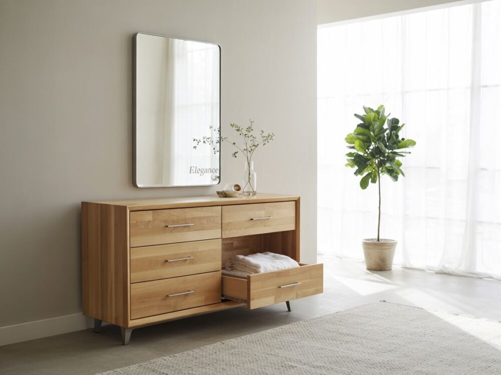 wybór lustra do komody