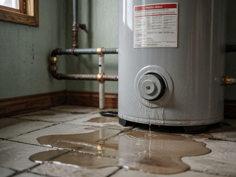 wyciek z bojlera