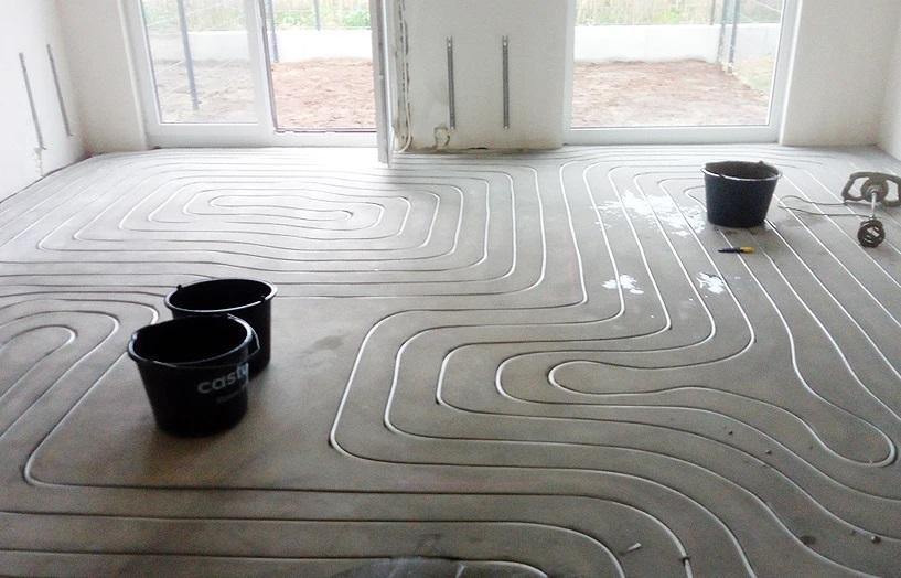 Ogrzewanie podłogowe frezowane Warszawa