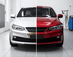 Porównanie efektów auto detailingu