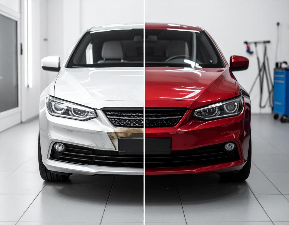 Porównanie efektów auto detailingu